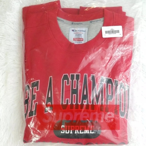 Supreme Champion Stay In School mens sweatshirt - Picture 2 of 3